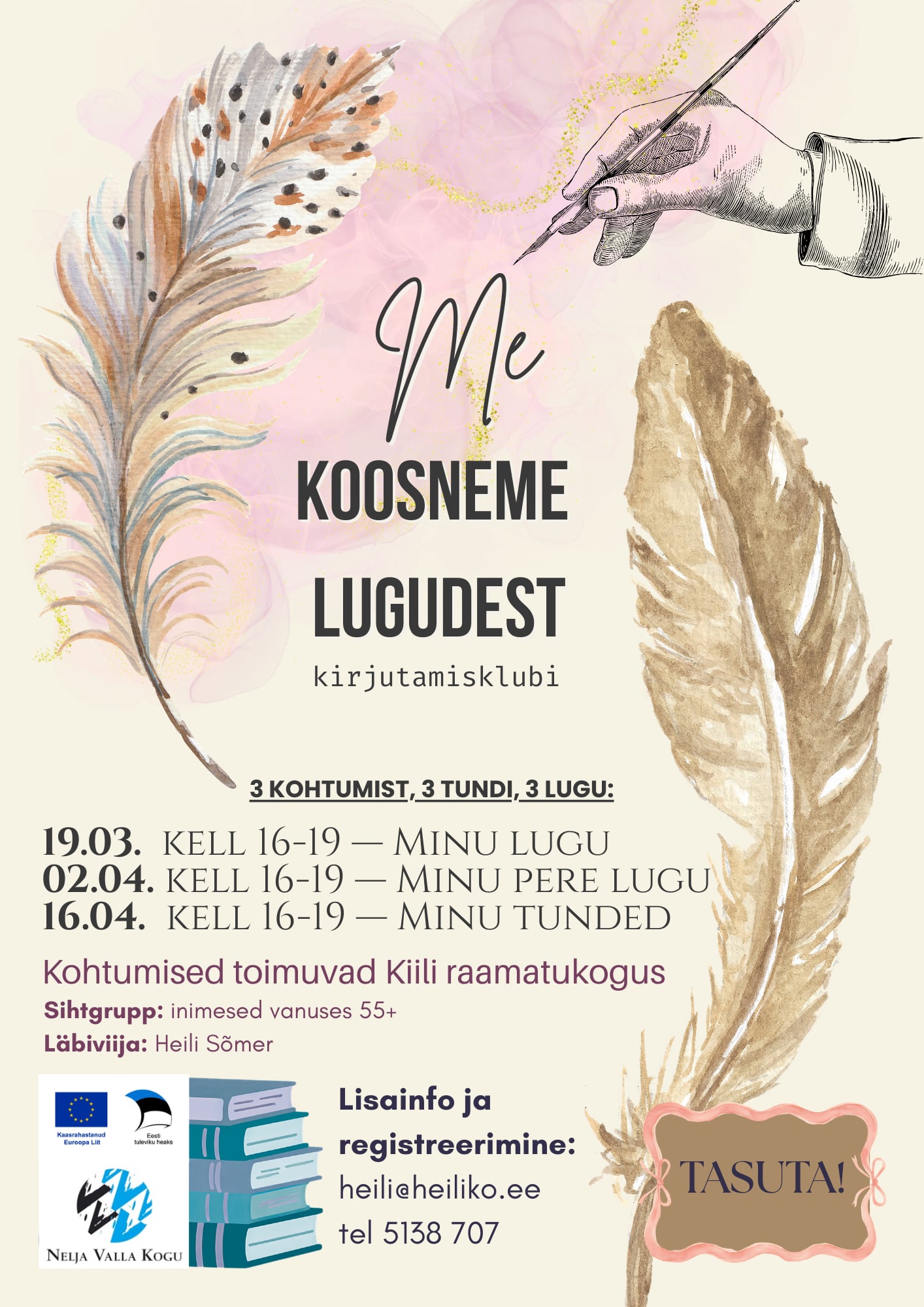 Kiili rk kirjutamisklubi plakat