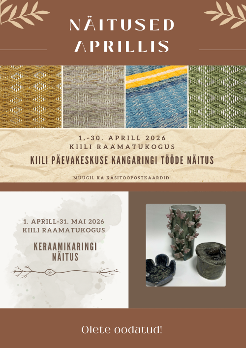 Näitused aprillis kodulehele